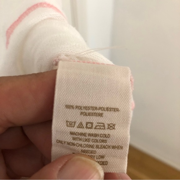 Free People Beach gauze pink blouse long sleeve lightweight pink summer top L - Picture 11 of 11